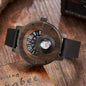 Multifunctional Wooden Watch with Compass Feature