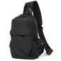 Seoky Rop Men Women Sling Bag Backpack Lightweight Water Resistant Small Chest Shoulder Crossbody Bags for Walking Travel Cycling Black