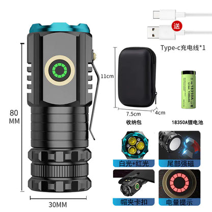 Rechargeable Mini LED Flashlight for Outdoor Use