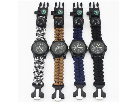 Multi-Function Compass Woven Watch