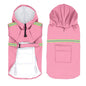 Reflective Dog Rain Jacket and Outerwear Coat