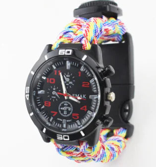 Multi-Function Compass Woven Watch
