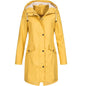 Women's Waterproof Windproof Hiking Rain Jacket Plus Size
