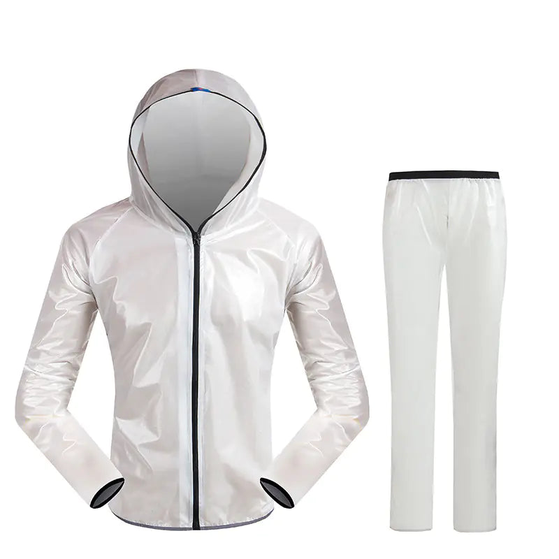 Outdoor Waterproof Rain Jacket and Pants Set for Cycling