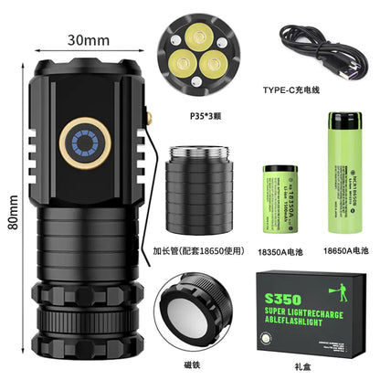 Rechargeable Mini LED Flashlight for Outdoor Use