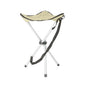 Folding Camping Stool16.5" Folding Camping ChairsPortable Tripod SeatOutdoor Travel Tall Chair for Camping Walking Hunting Hiking Fishing Mountaineering Picnic Beach BBQ Garden Lawn(apricot)