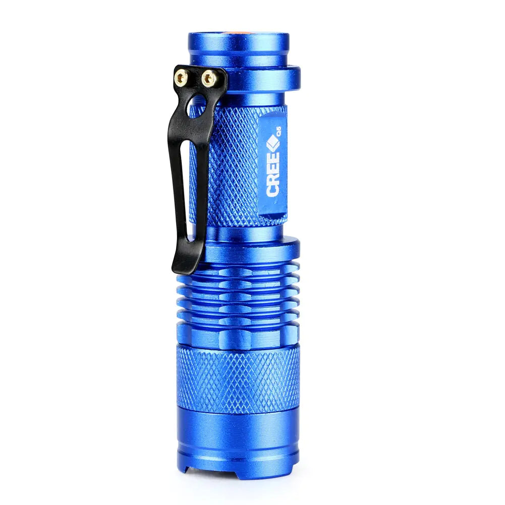 Dimmable Mini Spotlight Flashlight with Zoom Feature