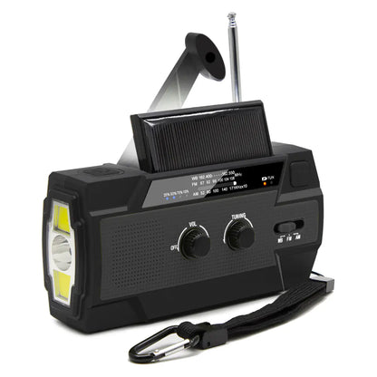 Emergency Crank Weather Radio with Flashlight & Charger
