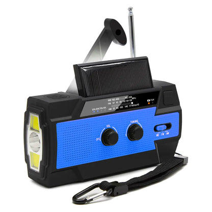 Emergency Crank Weather Radio with Flashlight & Charger