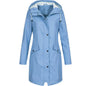 Women's Waterproof Windproof Hiking Rain Jacket Plus Size