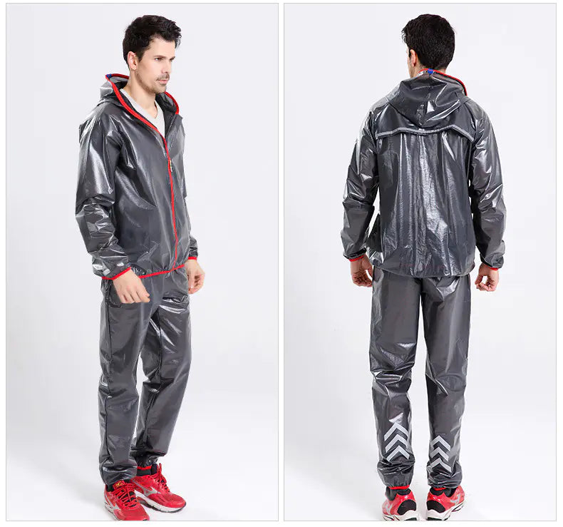 Outdoor Waterproof Rain Jacket and Pants Set for Cycling