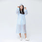 Women's Waterproof Transparent Polka Dot Rain Jacket