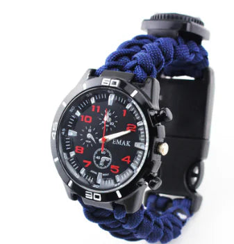 Multi-Function Compass Woven Watch