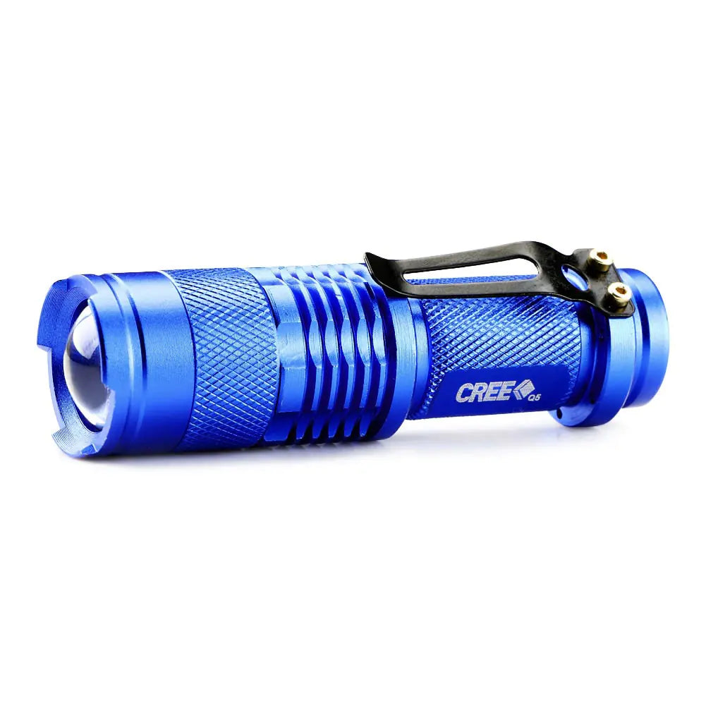 Dimmable Mini Spotlight Flashlight with Zoom Feature