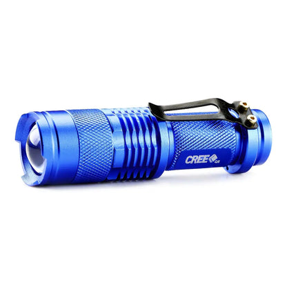 Dimmable Mini Spotlight Flashlight with Zoom Feature