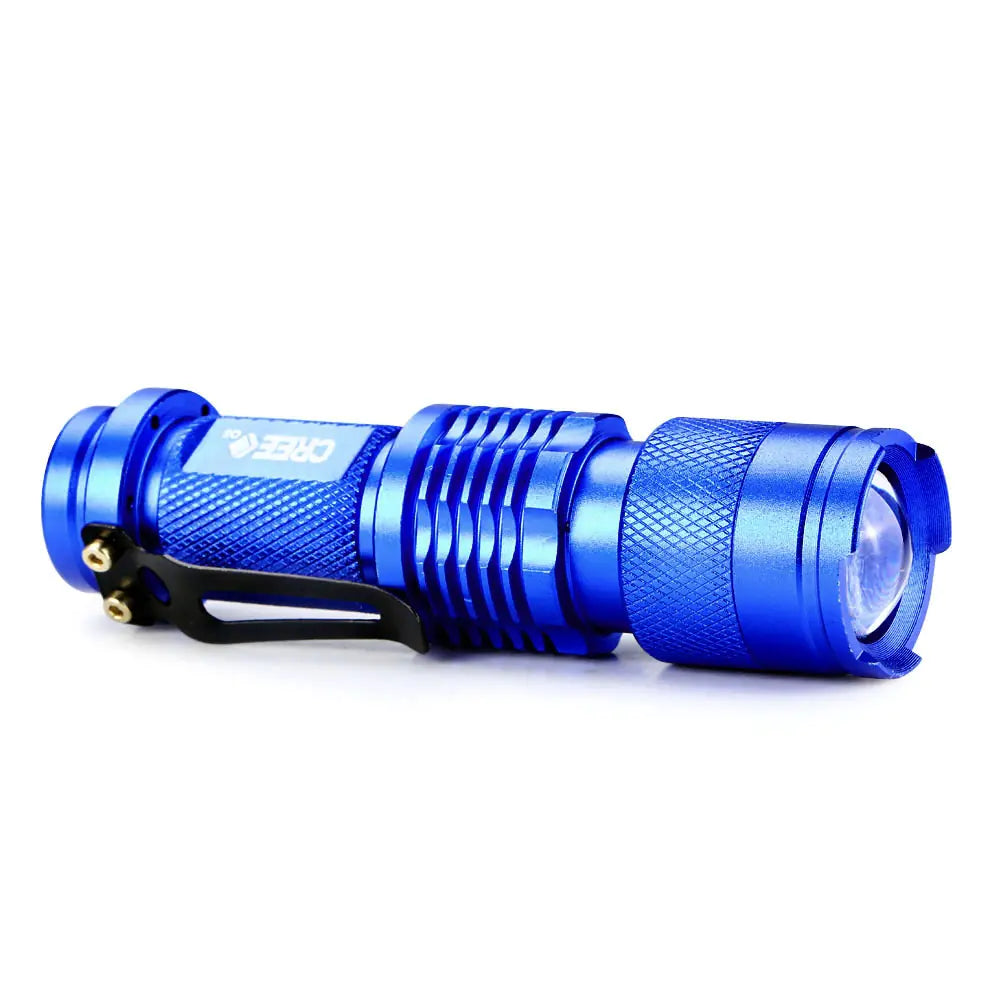 Dimmable Mini Spotlight Flashlight with Zoom Feature