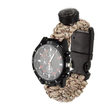 Multi-Function Compass Woven Watch