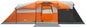 PORTAL 8 Person Family Tent for Camping with Screen Porch Waterproof Large Camping Tent with Rainfly Big Family Tents for Outdoor Camping