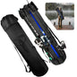 MXiiXM Fishing Rod Bag Fishing Pole Carrier Case Bag Durable Oxford Fabric Fishing Bag for Men Fishing Gifts Portable Fishing Gear and Equipment (Black)