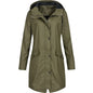 Women's Waterproof Windproof Hiking Rain Jacket Plus Size