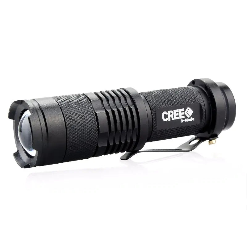 Dimmable Mini Spotlight Flashlight with Zoom Feature