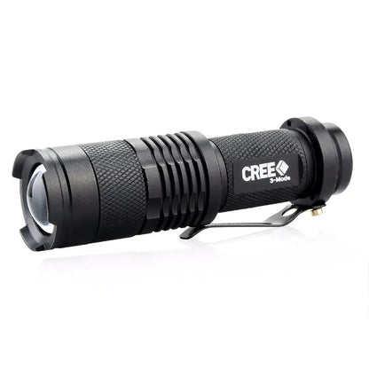 Dimmable Mini Spotlight Flashlight with Zoom Feature