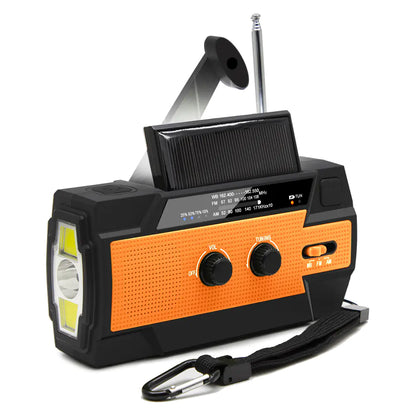 Emergency Crank Weather Radio with Flashlight & Charger