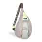 KAVU Original Rope Sling Pack with Adjustable Rope Shoulder Strap Summer Stripe