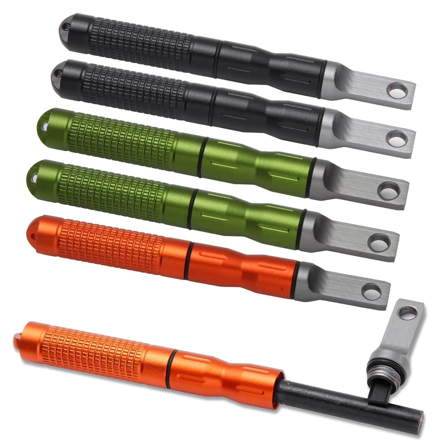 6PCS Ferro Rods - Fire Starter Sticks Fire Striker Flint and Steel Fire Starter Kit Survival Flint Fire Steel Spark Magnesium Rod for EDC CampingHikingBush-CraftEmergency Survival Kits (6)