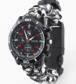 Multi-Function Compass Woven Watch